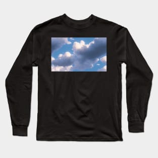 Seamless Cloud Texture Patterns V Long Sleeve T-Shirt